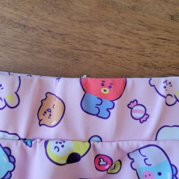 BT21 Skirt Womens Size XL Zip Front Elastic Wasit Army - Picture 6 of 12